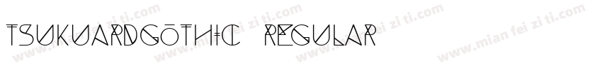 tsukuardgothic regular字体转换